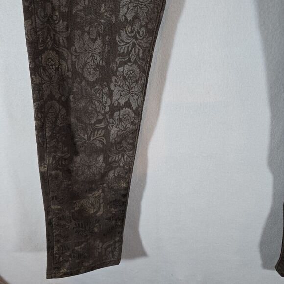 Kut from the Kloth Women's Pants Size 6 Mid Rise Ankle Cotton Blend Floral - Picture 8 of 11
